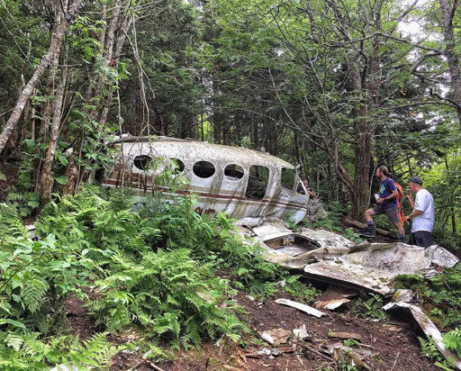 Hiking to a Plane Crash in the Smoky Mountains via Waterrock and Browning Knob
