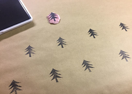 Printing on Paper - DIY Gift Wrap