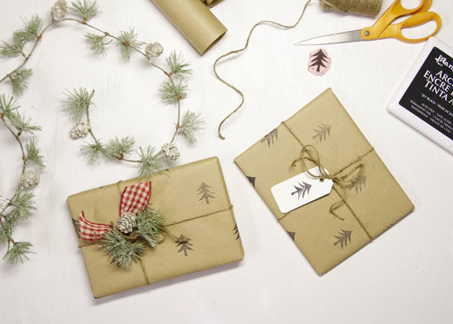 gift wrapping ideas - DIY Wrapping Paper