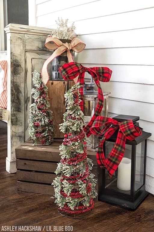 front porch christmas decorations ideas