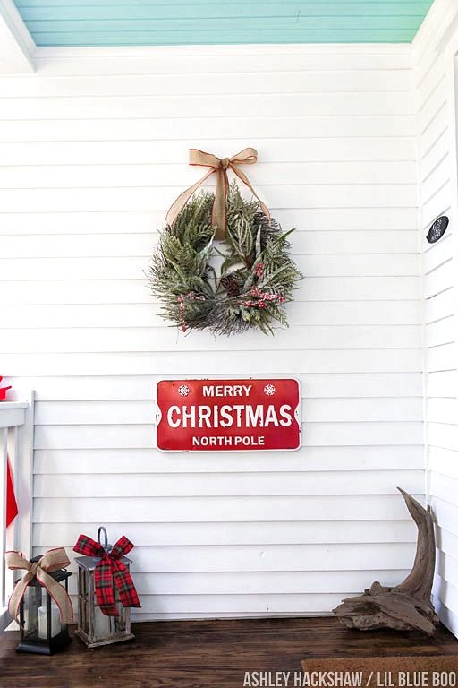 country christmas decorations for front porch