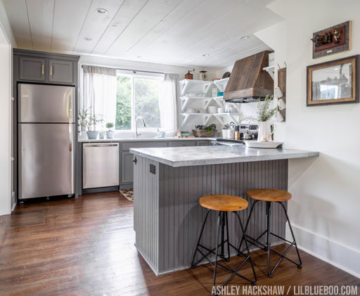 Farmhouse fixer upper kitchen - after