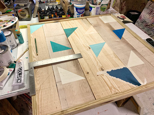How to make a barn quilt on wood - How to Make a Modern Barn Quilt