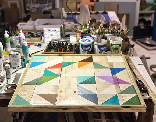 How to Make a Modern Barn Quilt