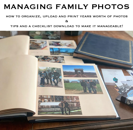 Managing Family Photos - Simple Modern Photo Albums - Ashley