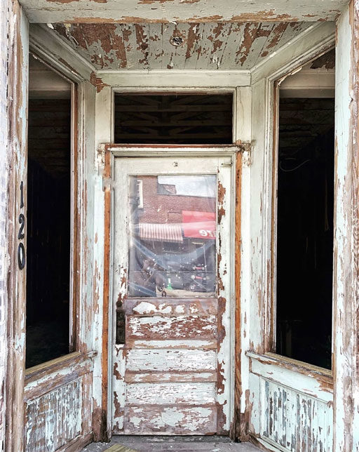 Old front door