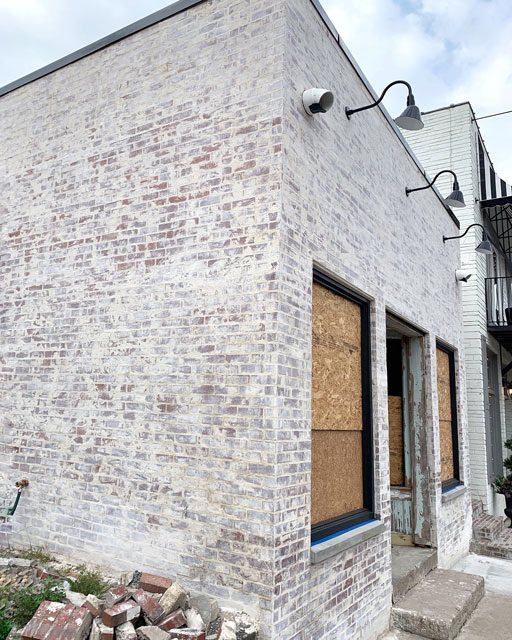 Brick Storefront with German Smear