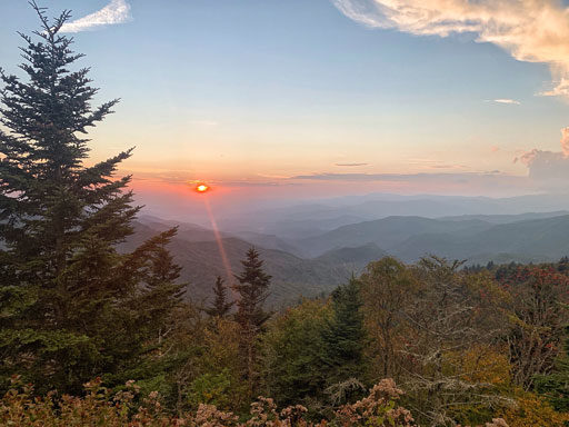 Waterrock Knob Sunset